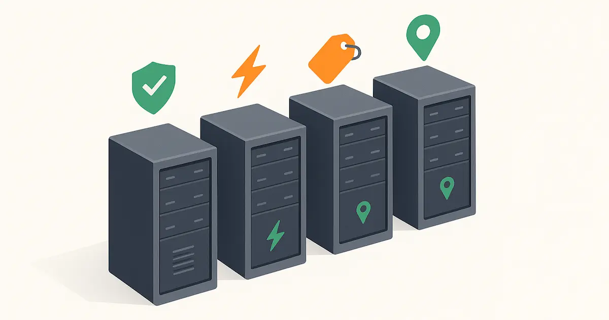 Cheap VPS hosting — top reliable providers ranked with speed, uptime, price, and global coverage icons