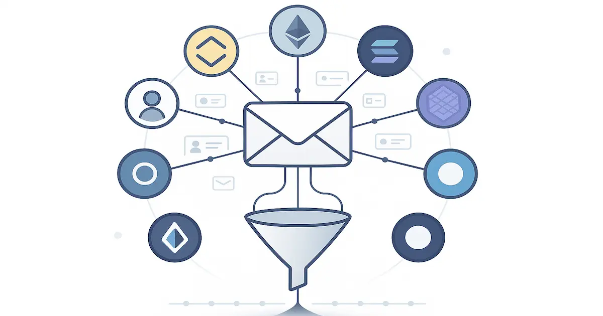 Crypto Lead Generation: Multi‑Chain Nurture Playbook Multi‑chain crypto lead‑generation email nurture framework across Ethereum, BSC, Solana, Polygon, Ton, Tron, Arbitrum and Based chain
